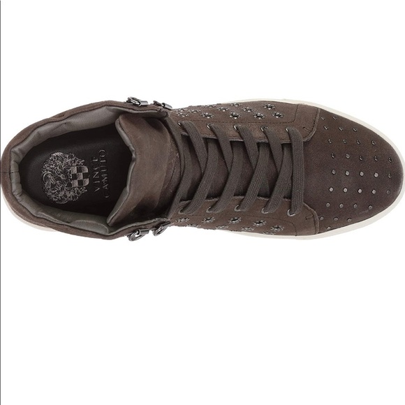 BESTINDA HIGH-TOP SNEAKER size 7.5 Dark Grey - Picture 9 of 10